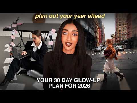your 30 day glow up plan for 2026 thumbnail