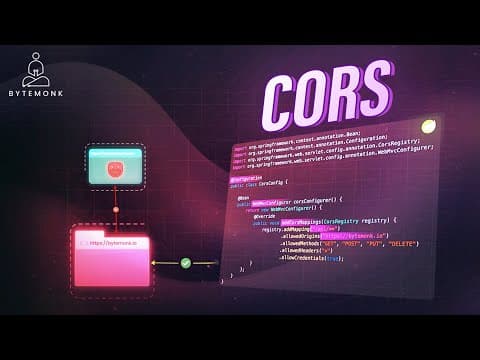 🔓 Mastering CORS: How to Securely Enable Cross-Origin Requests thumbnail