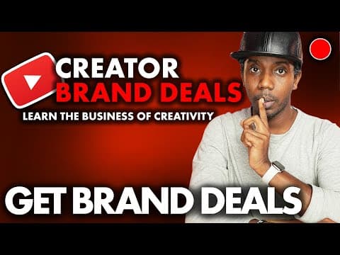 PAID BRAND DEALS for Small YouTubers and Micro Influencers // How to Work With Brands  - LIVE Q&A thumbnail