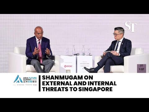 [FULL] Shanmugam on Singapore's 'antidotes' to external threats | Asia Future Summit 2025 thumbnail
