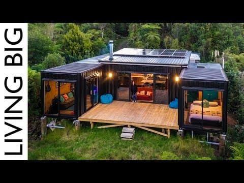 Off-Grid Living in a 5x 20ft Shipping Container Home thumbnail
