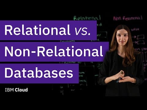 Relational vs. Non-Relational Databases thumbnail