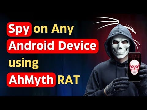 How to Spy on Any Android Phone using AhMyth RAT in Kali Linux thumbnail
