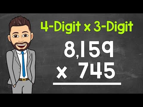 4-Digit by 3-Digit Multiplication | Practice Problems Included thumbnail