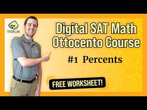 Digital SAT Math - Ottocento #1 Percents (FREE WKSHT) thumbnail