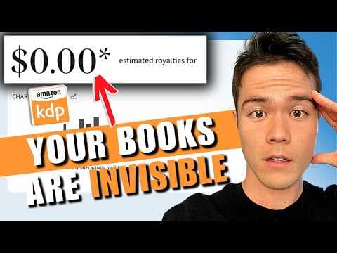 Your Books Are INVISIBLE on Amazon KDP - Unless You Do THIS thumbnail