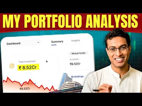 Sharing my portfolio after 15% market fall | Akshat Shrivastava thumbnail