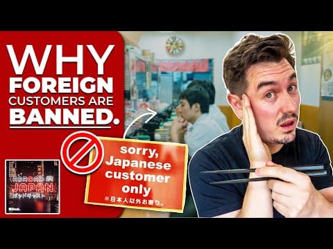 Why this Japanese Shop BANNED Foreigners | @AbroadinJapan Podcast #19 thumbnail