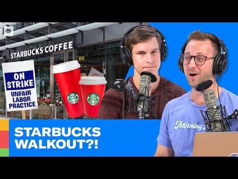Starbucks Workers Strike on the BIGGEST Day of the Year thumbnail