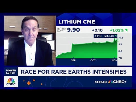 Critical Metals CEO: Hoping to supply the world within two years thumbnail