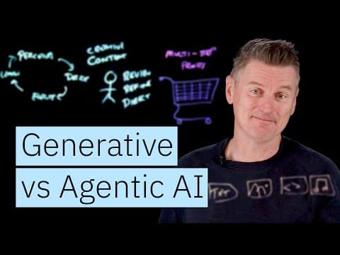 Generative vs Agentic AI: Shaping the Future of AI Collaboration thumbnail