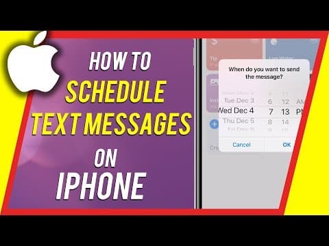 How to Schedule Text Messages on iPhone thumbnail