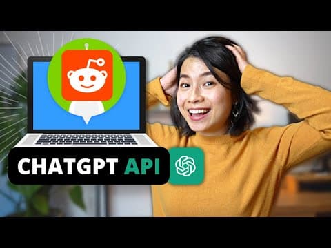 Building a Chatbot with ChatGPT API and Reddit Data thumbnail