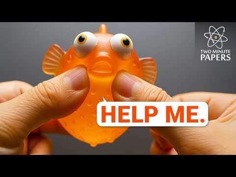 This Isn’t AI - It’s Even Wilder: Squishy Physics That Learn to Move! thumbnail