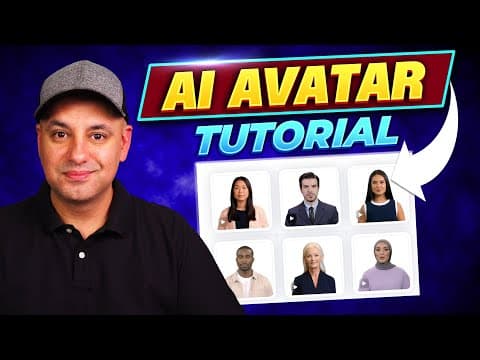 How to Make AI Avatars - Synthesia Tutorial thumbnail