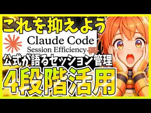 Claude Codeのセッション効率を高める方法 thumbnail