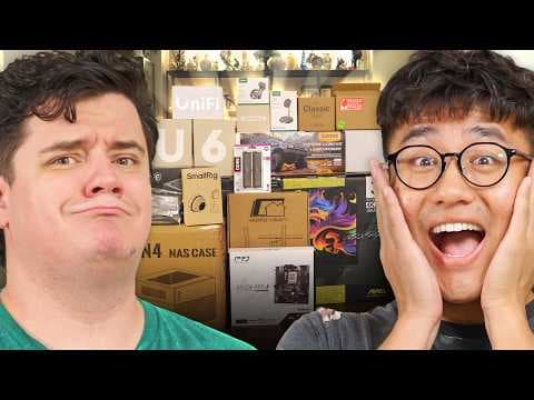 I Broke his TV Within 5 Minutes...AMD $5000 Ultimate Tech Upgrade thumbnail