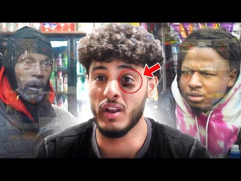 Customers in the Hood React to my Black eye (Part 3) | Nick came back thumbnail