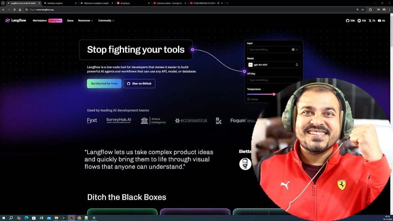 YouTube video player