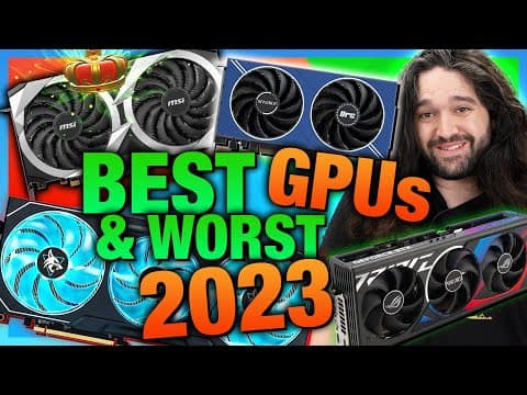 Best & Worst GPUs of 2023 for Gaming: $100 to $2000 Video Cards thumbnail