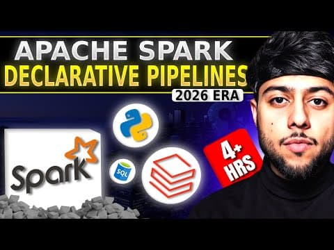 Spark Declarative Pipelines Full Course (New Era Of PySpark) thumbnail