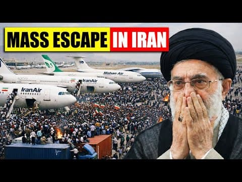 Iran Airports In Chaos — Thousands SCREAM In Terminals As Khamenei CUTS OFF The Gates Of Freedom thumbnail