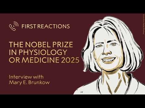 First reactions | Mary Brunkow, Nobel Prize in Physiology or Medicine 2025 | Telephone interview thumbnail