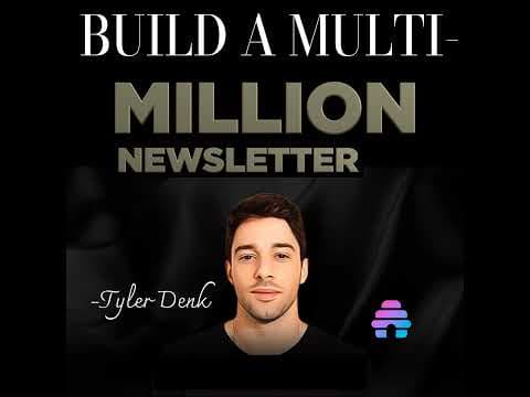 How to Build a Multi-Million Dollar Newsletter Business | Tyler Denk, Beehiiv | Podcast series / ... thumbnail