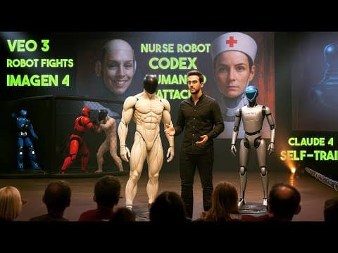 SHOCKING AI That Stunned the World This Month: AI Robot Fights, Nurse Bot, Codex Agent, Veo 3... thumbnail