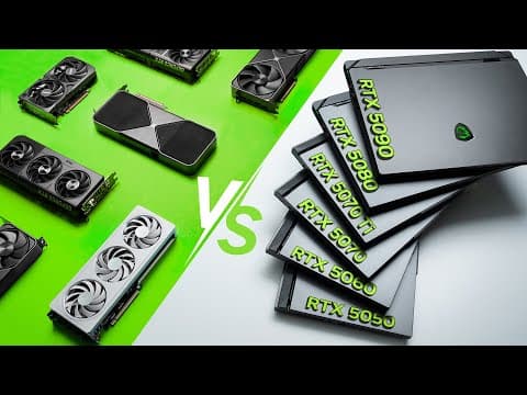 Desktop vs Laptop GPUs - The FINAL Answer! thumbnail