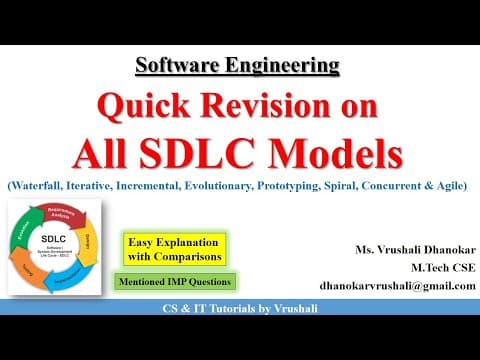 SE 12 : All SDLC Models Revision | Software Engineering Full Course @csittutorialsbyvrushali thumbnail