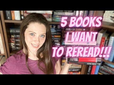 5 BOOKS I WANT TO REREAD [2022 Edition]!!! thumbnail
