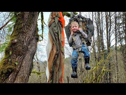 Plane Crash Survival Camping & Bushcraft Shelter - Surviving like DB Cooper thumbnail