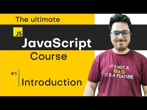 Introduction to JavaScript + Setup | JavaScript Tutorial in Hindi #1 thumbnail