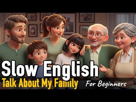 How To Talk About My Family In English | Easy English For Beginners | Daily English Conversation thumbnail