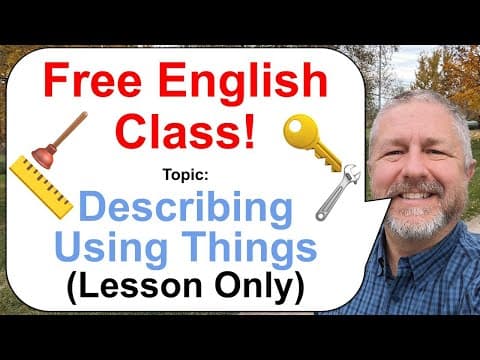 What Verbs Describe Actions Related to Using Objects? thumbnail