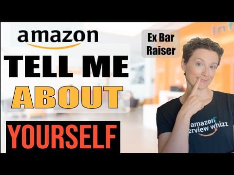 Decode And Smash The Amazon Tell Me About Yourself Question thumbnail