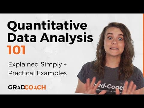 Quantitative Data Analysis 101 Tutorial: Descriptive vs Inferential Statistics (With Examples) thumbnail
