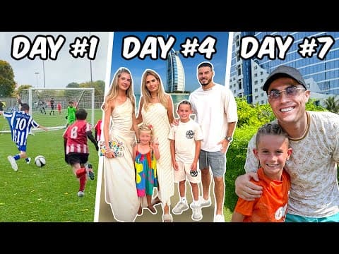 ROMAN SCORED A BANGER IN FRONT OF A PRO FOOTBALLER! *7 day family vlog* thumbnail