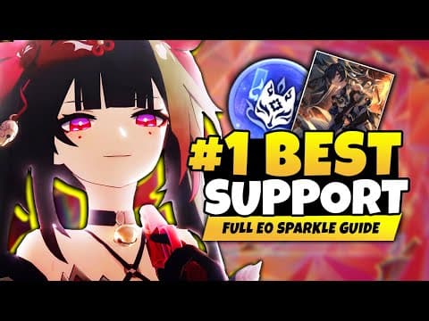 SPARKLE IS BROKEN! Best Sparkle Guide & Build [Hidden Tech, Best Relics, Light Cones & Teams] - HSR thumbnail
