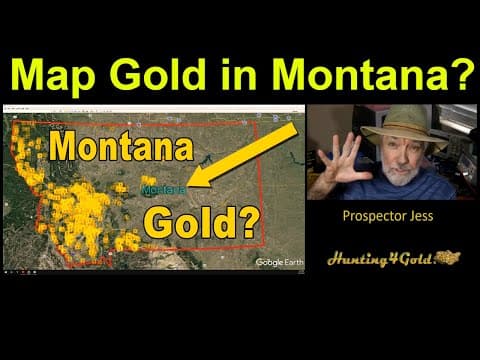 Where Can I Find Gold in Montana (USGS Gold Map) thumbnail