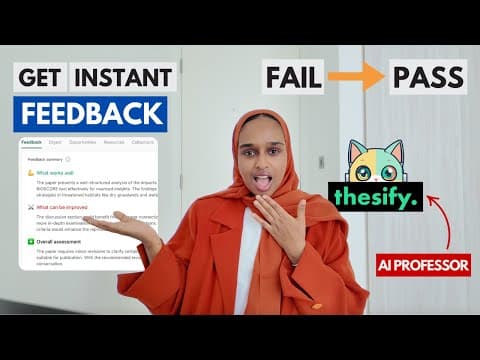 The World’s First AI Professor - Terrifyingly Smart Essay Feedback Tool thumbnail