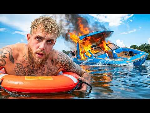 MY NEW $600,000 BOAT CAUGHT ON FIRE thumbnail