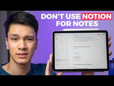 Why Notion ISN'T a Note-Taking App thumbnail