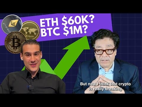 Fundstrat's Tom Lee: ETH to $60K, Bitcoin to $1M? The Next Crypto Supercycle Explained thumbnail