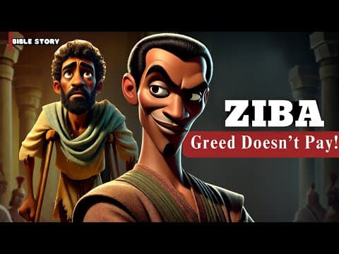 When Betrayal Comes From Within: Mephibosheth's Servant Who Robbed Him| Animated Bible Story of Ziba thumbnail