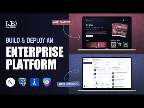 Build and Deploy a Fullstack App with Admin Dashboard | Next.js, PostgreSQL, Redis, Auth.js thumbnail