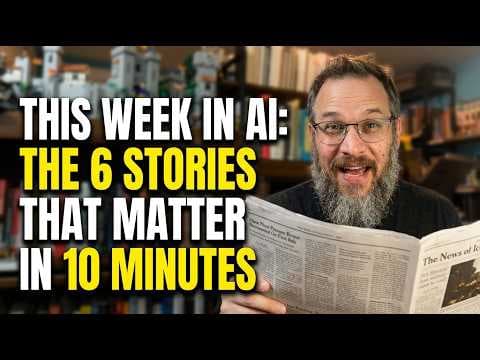 Amazon Fired Their AI Chief. Here's Why It Took So Long (Plus 5 Newsworthy Moments in AI This Week) thumbnail