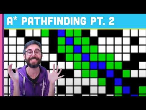 Coding Challenge 51.2: A* Pathfinding Algorithm - Part 2 thumbnail