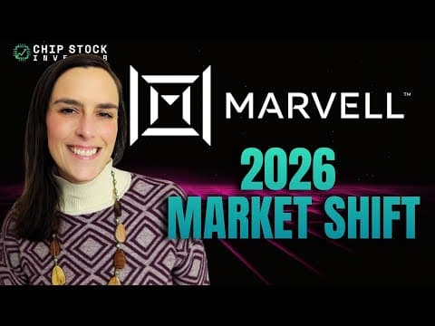 Watch This Before 2026: Marvell’s New Tech & The Hardware Cycle Shift (MRVL Stock Analysis) thumbnail